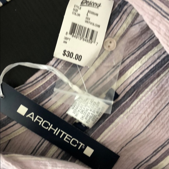 Architect Purple Button Up - Picture 6 of 6